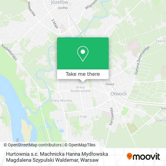 Hurtownia s.c. Machnicka Hanna Mydłowska Magdalena Szypulski Waldemar map