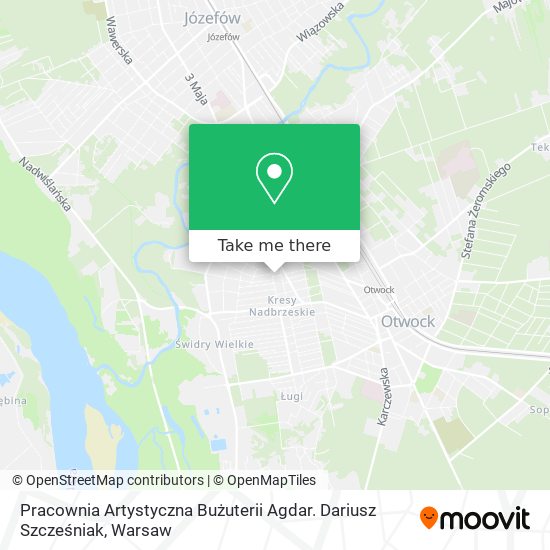 Pracownia Artystyczna Bużuterii Agdar. Dariusz Szcześniak map