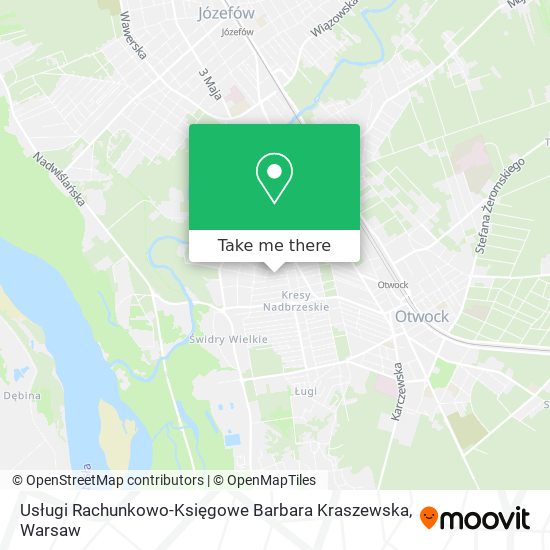 Usługi Rachunkowo-Księgowe Barbara Kraszewska map