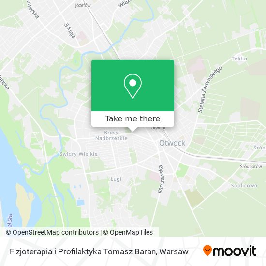 Fizjoterapia i Profilaktyka Tomasz Baran map