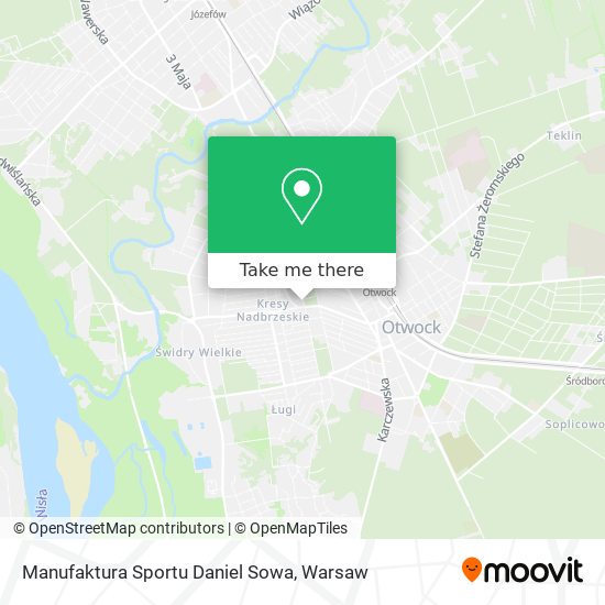 Manufaktura Sportu Daniel Sowa map