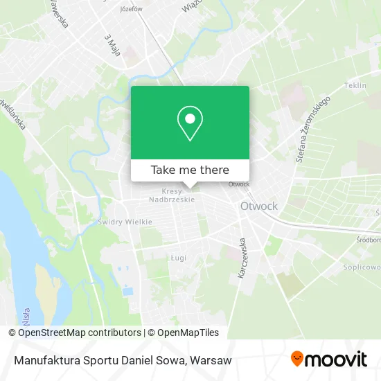 Карта Manufaktura Sportu Daniel Sowa