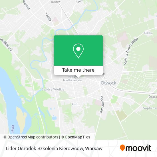 Lider Ośrodek Szkolenia Kierowców map