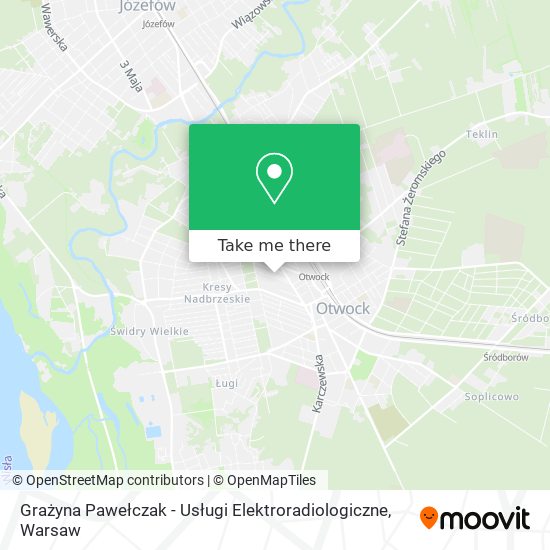 Grażyna Pawełczak - Usługi Elektroradiologiczne map