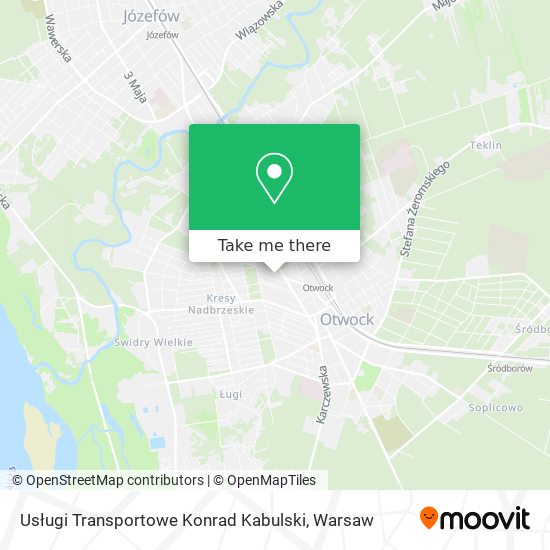 Usługi Transportowe Konrad Kabulski map