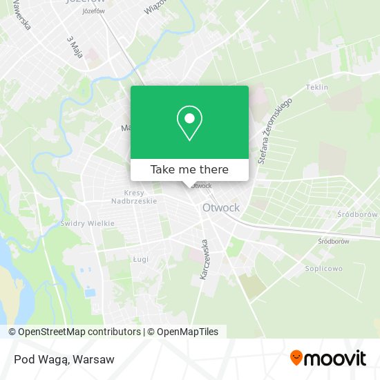 Pod Wagą map