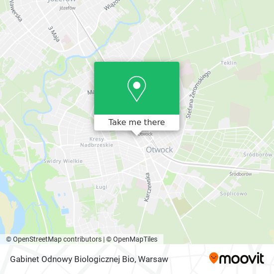 Карта Gabinet Odnowy Biologicznej Bio