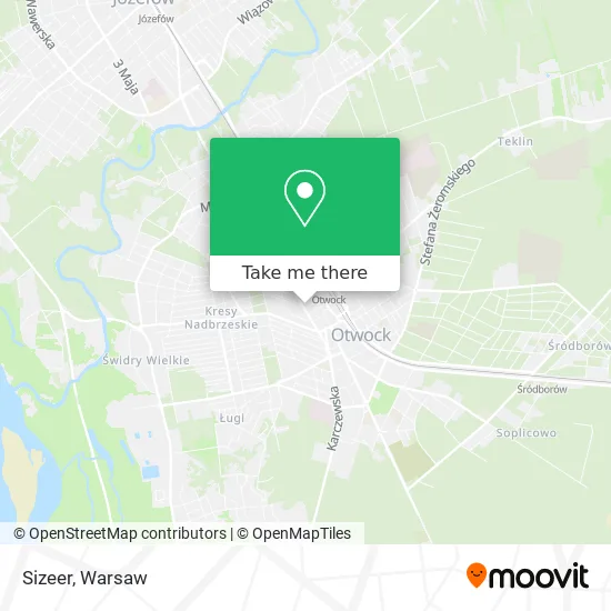 Sizeer map