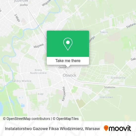Instalatorstwo Gazowe Fiksa Włodzimierz map
