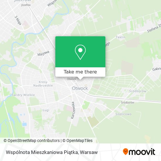 Карта Wspólnota Mieszkaniowa Piątka