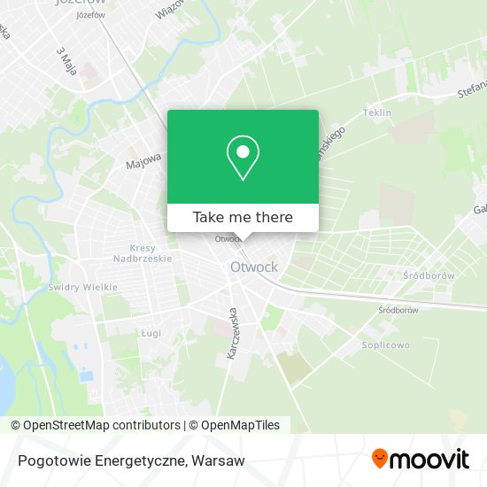 Pogotowie Energetyczne map