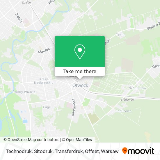 Technodruk. Sitodruk, Transferdruk, Offset map