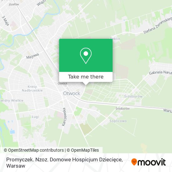 Promyczek. Nzoz. Domowe Hospicjum Dziecięce map