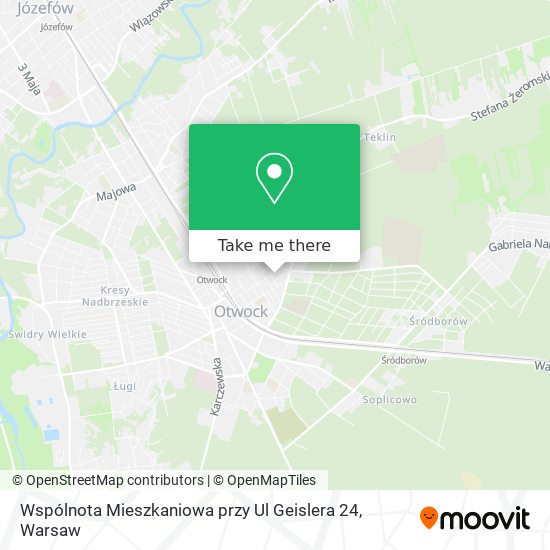 Wspólnota Mieszkaniowa przy Ul Geislera 24 map