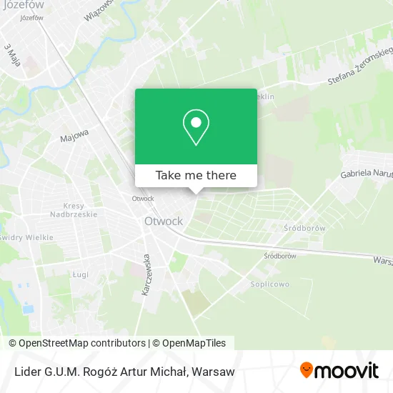 Карта Lider G.U.M. Rogóż Artur Michał
