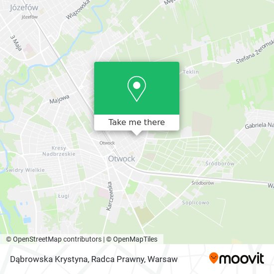 Dąbrowska Krystyna, Radca Prawny map