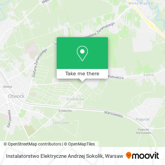 Карта Instalatorstwo Elektryczne Andrzej Sokolik