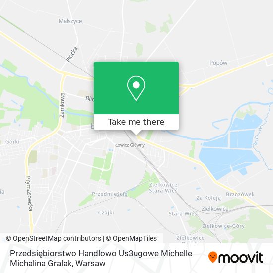 Przedsiębiorstwo Handlowo Us3ugowe Michelle Michalina Gralak map