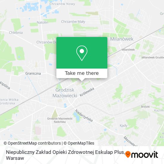 Niepubliczny Zakład Opieki Zdrowotnej Eskulap Plus map