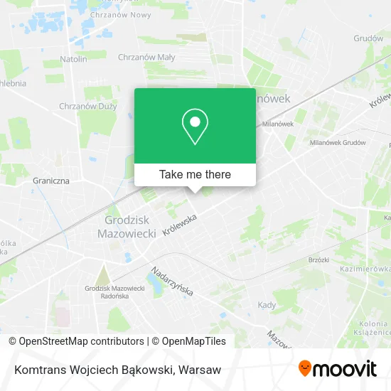 Komtrans Wojciech Bąkowski map