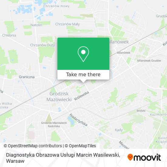 Diagnostyka Obrazowa Usługi Marcin Wasilewski map