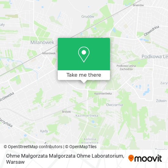 Ohme Małgorzata Małgorzata Ohme Laboratorium map