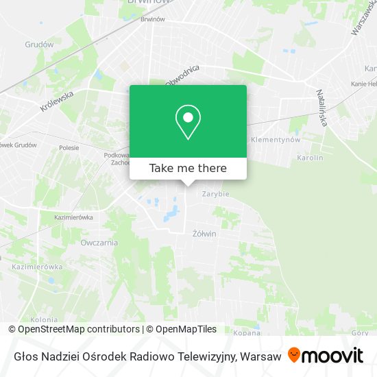 Głos Nadziei Ośrodek Radiowo Telewizyjny map