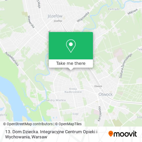 13. Dom Dziecka. Integracyjne Centrum Opieki i Wychowania map