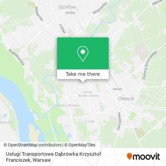 Usługi Transportowe Dąbrówka Krzysztof Franciszek map