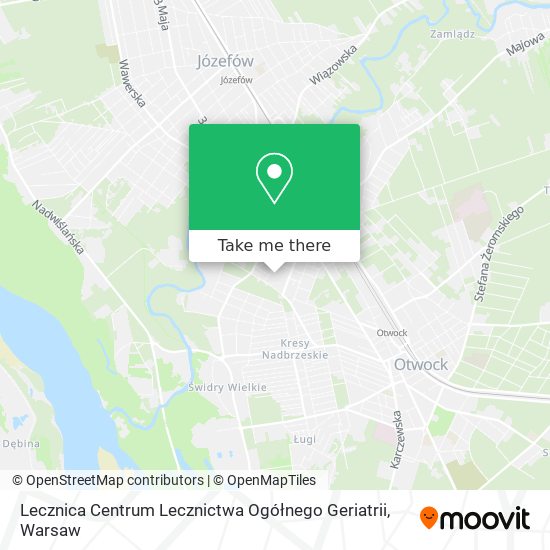 Lecznica Centrum Lecznictwa Ogółnego Geriatrii map