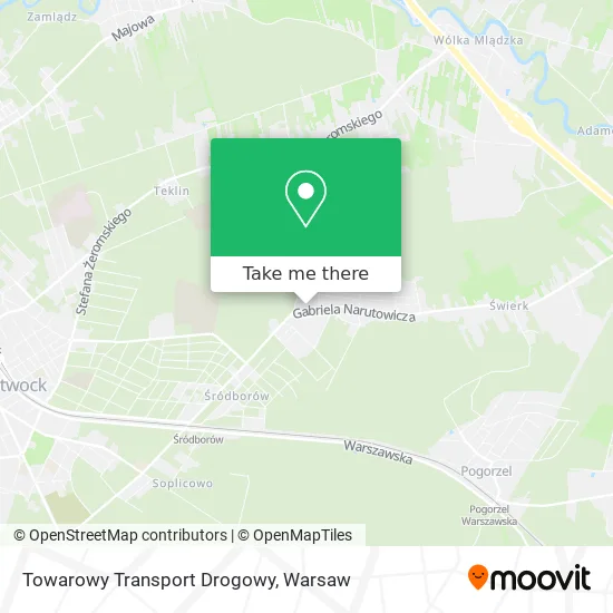 Карта Towarowy Transport Drogowy