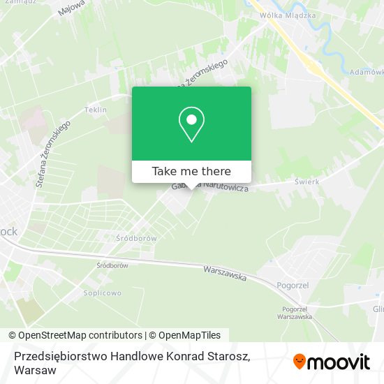 Przedsiębiorstwo Handlowe Konrad Starosz map