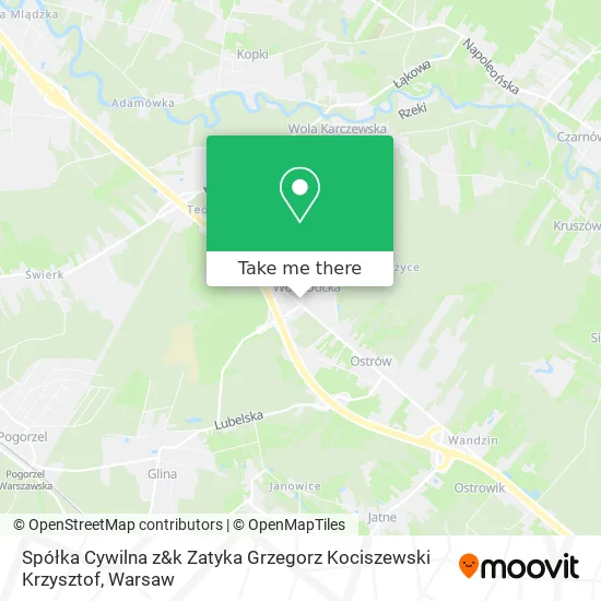 Spółka Cywilna z&k Zatyka Grzegorz Kociszewski Krzysztof map