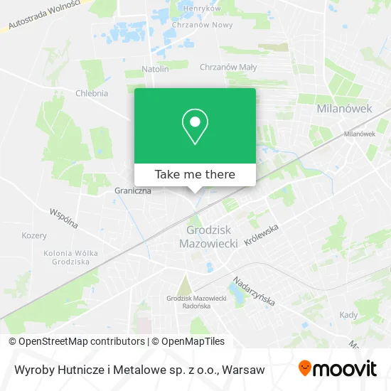 Карта Wyroby Hutnicze i Metalowe sp. z o.o.