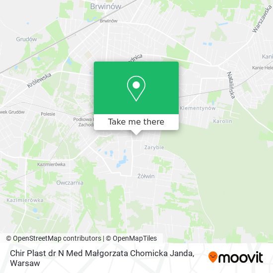 Chir Plast dr N Med Małgorzata Chomicka Janda map