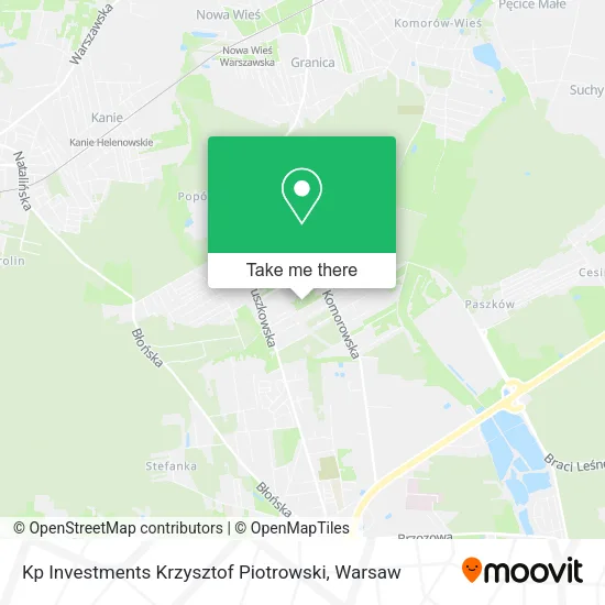 Kp Investments Krzysztof Piotrowski map