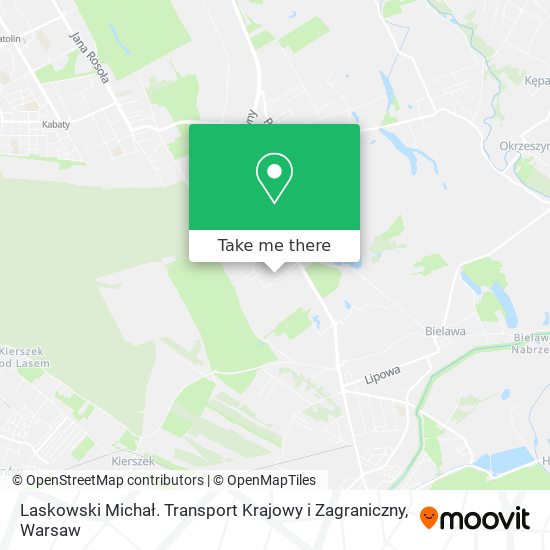 Laskowski Michał. Transport Krajowy i Zagraniczny map