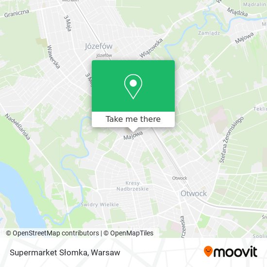 Supermarket Słomka map