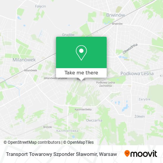 Transport Towarowy Szponder Sławomir map