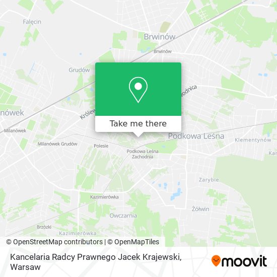 Kancelaria Radcy Prawnego Jacek Krajewski map