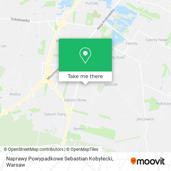 Naprawy Powypadkowe Sebastian Kobyłecki map