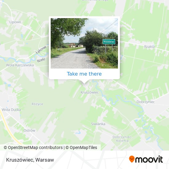 Kruszówiec map