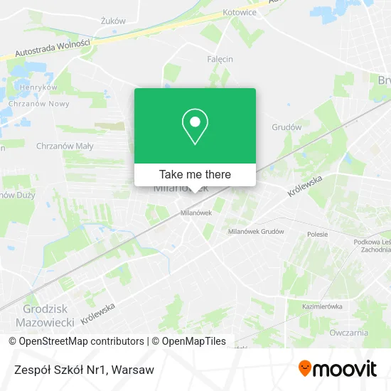 Карта Zespół Szkół Nr1