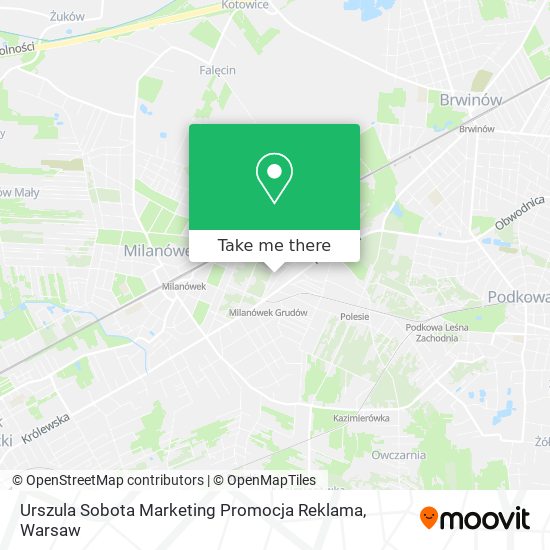 Urszula Sobota Marketing Promocja Reklama map