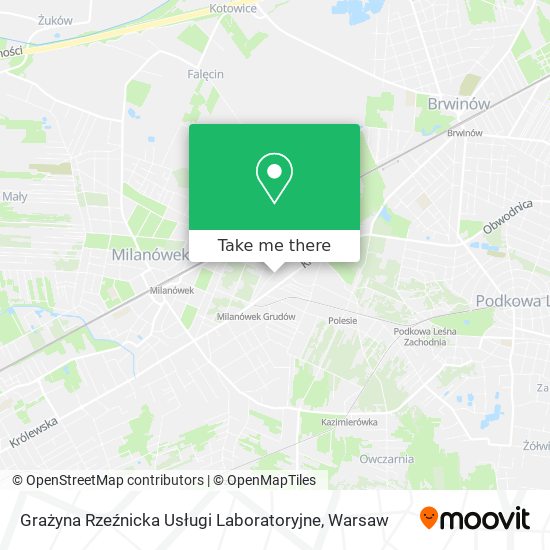 Grażyna Rzeźnicka Usługi Laboratoryjne map