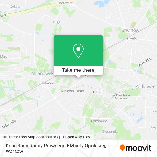 Kancelaria Radcy Prawnego Elżbiety Opolskiej map