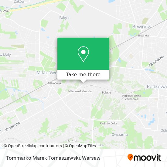 Tommarko Marek Tomaszewski map