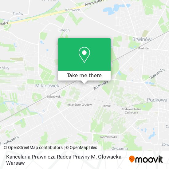 Kancelaria Prawnicza Radca Prawny M. Głowacka map