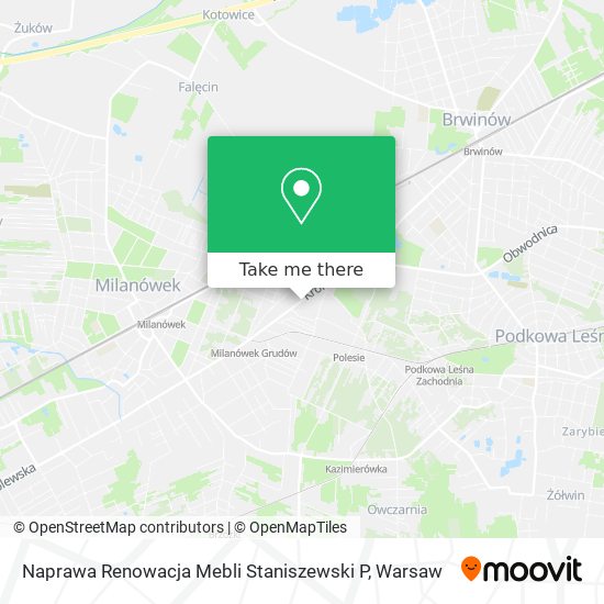 Карта Naprawa Renowacja Mebli Staniszewski P