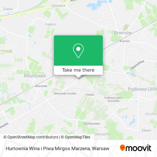 Hurtownia Wina i Piwa Mirgos Marzena map